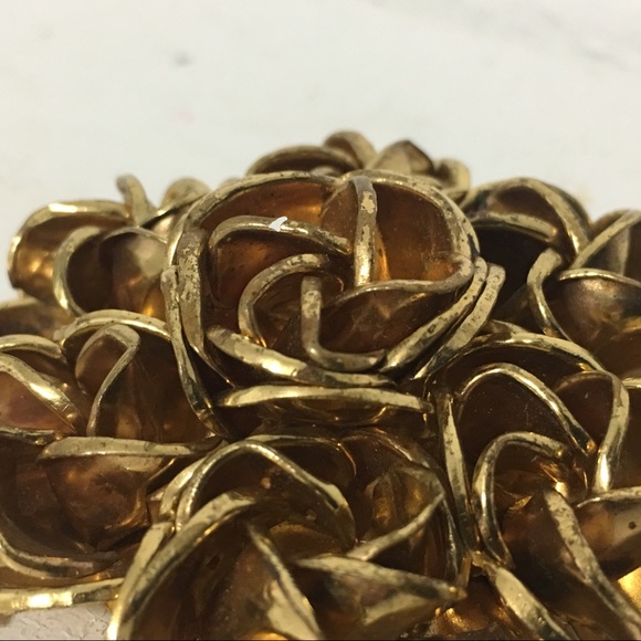 Vintage Statement Rose Adjustable Brooch - Picture 6 of 9